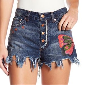 Free People Butterfly Shorts size 27